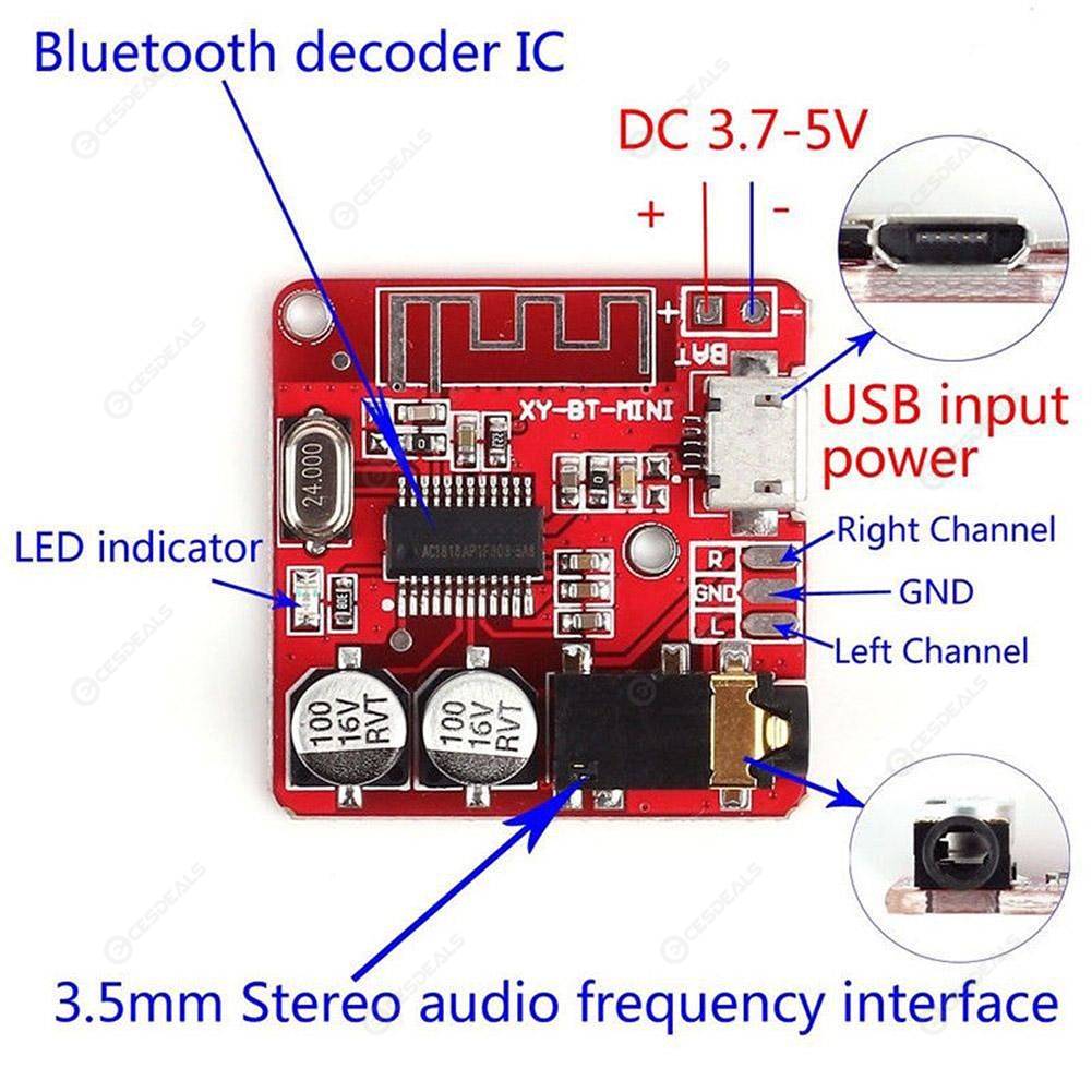 گیرنده بلوتوثی موزیک مدل XY-BT-MINI - Image 2