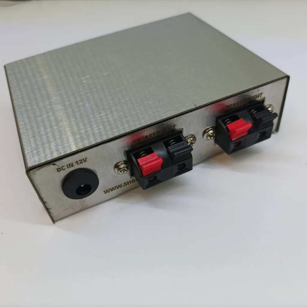 پخش کننده بلوتوثی و mp3 با آمپلی فایر مدل SH21038 با بدنه استیل - Image 3