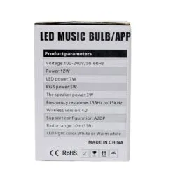 لامپ اسپیکر دار بلوتوثی LED