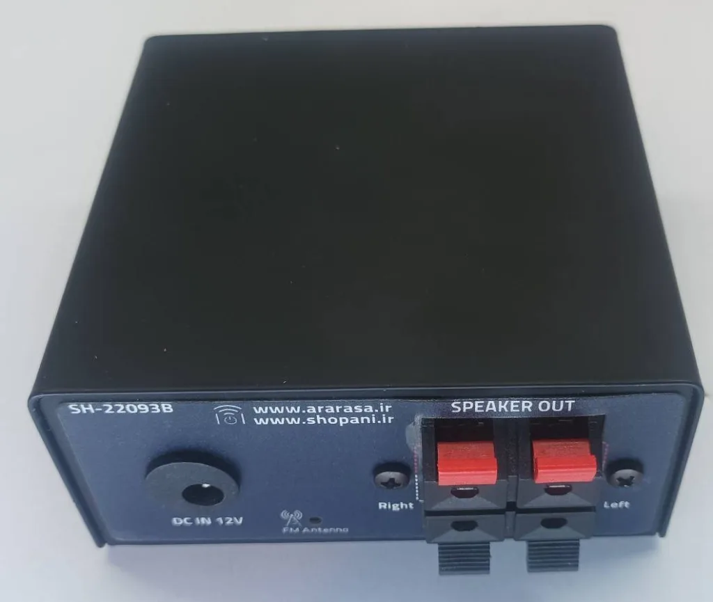 پخش کننده صوتی بلوتوثی با آمپلی فایر 2x40W مدل D22002 - Image 5