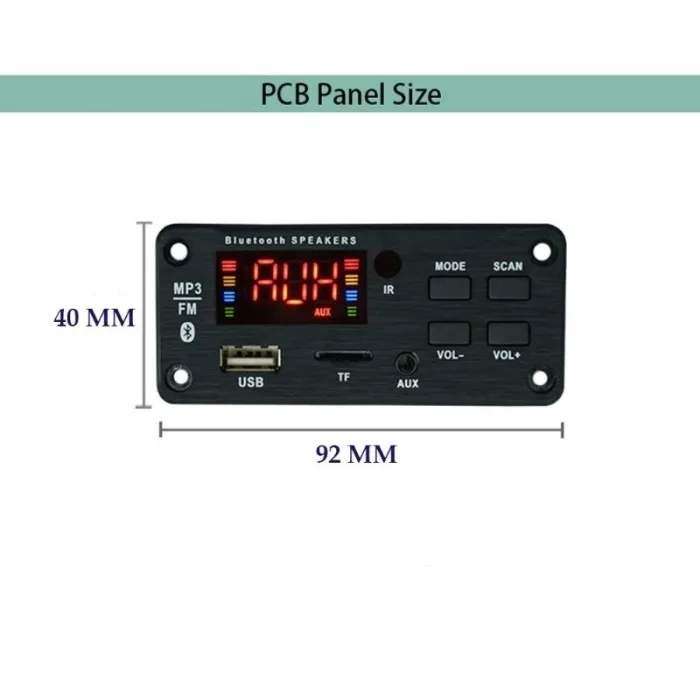 پخش کننده صوتی بلوتوثی با آمپلی فایر 2x40W مدل D22002 - Image 4