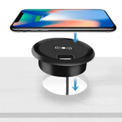 شارژر بیسیم موبایل توکار 15 وات مدل T02 - Image 7
